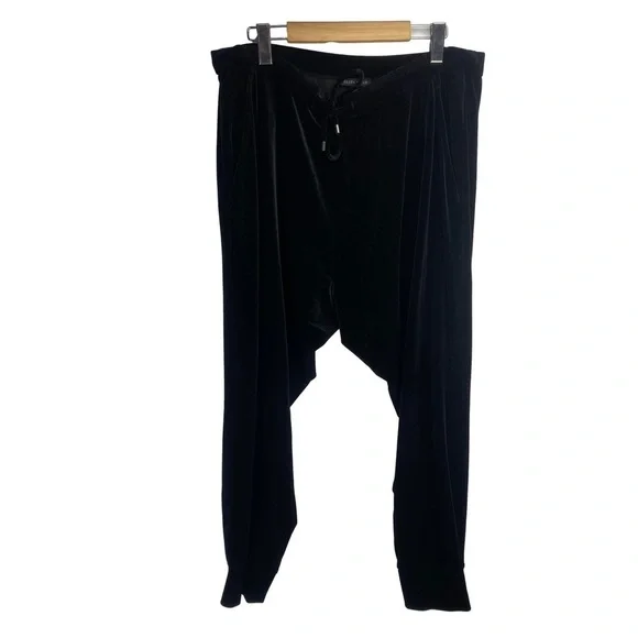 EILEEN FISHER Velvet Joggers Stretch Relaxed fit Sport-Luxe Sarouel‎ sz L - Picture 4 of 6
